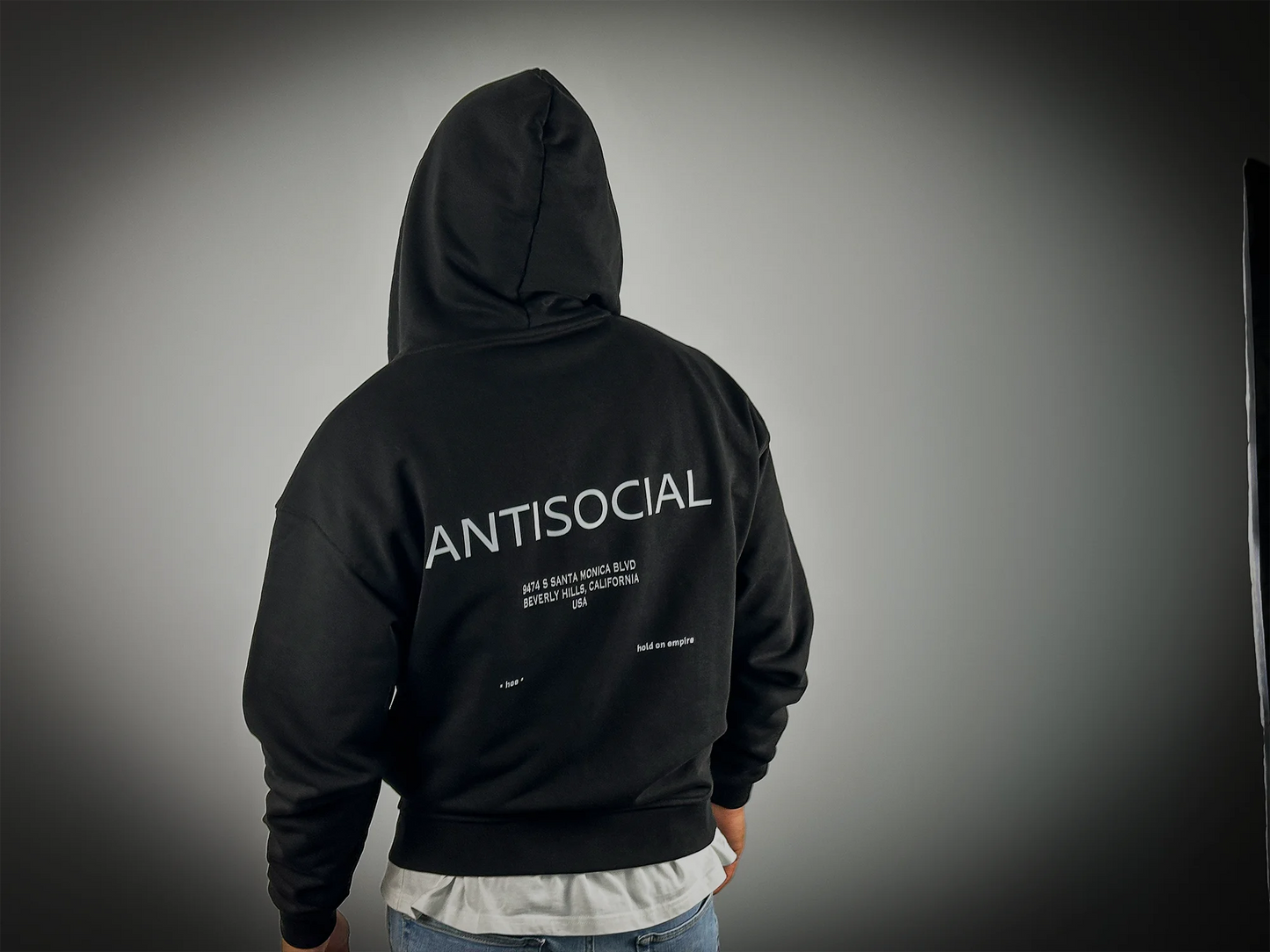 Antisocial Oversized Zipper